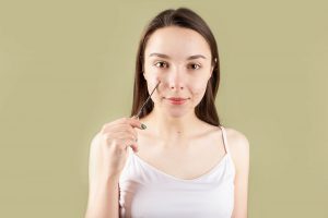 chin and face acne